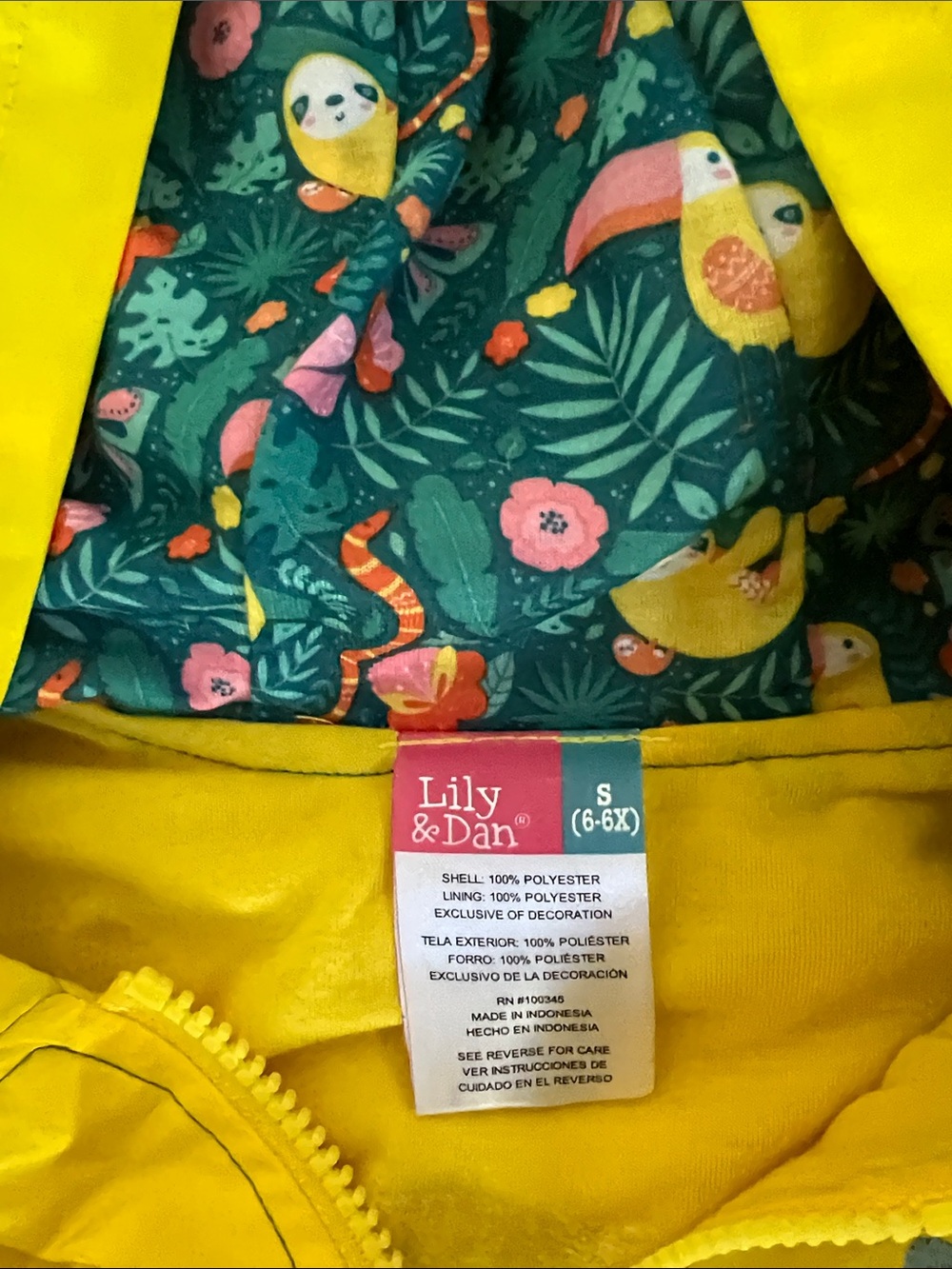 Kids rain jacket - Picture 2 of 3